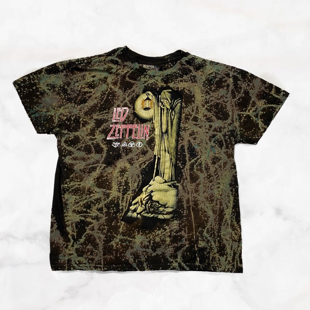 Led Zeppelin Splatter Top